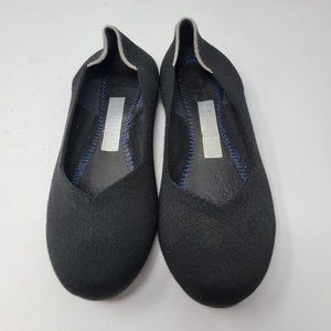 Rothy's 9.5 Black Round Toe Ballet Flats Women's *Missing Insoles